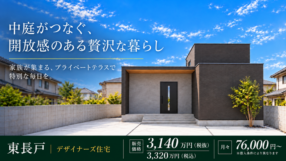 【最新物件情報】東長戸分譲Ⅳ-A